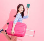 woman with travel concept