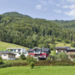residential houses in Austrian Alps