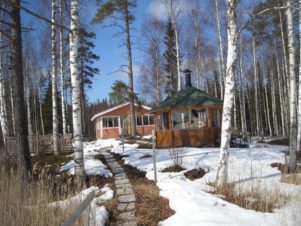 arbre forÃªt rÃ©gion sauvage neige hiver Piste maison cabane cabane chalet MÃ©tÃ©o saison Finlande des bois cabane en rondins Mikkeli Maison de sucre